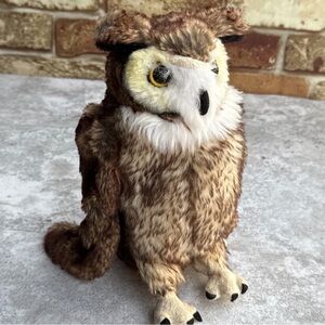 Wizarding World Universal Studios Harry Potter Horned Owl Plush Stuffed Animal